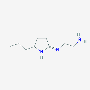 N~1~-(2-Propyl-3,4-dihydro-2H-pyrrol-5-yl)ethane-1,2-diamine