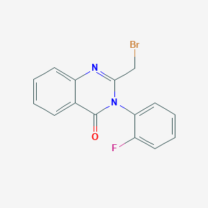 4(3H)-Quinazolinone, 2-(bromomethyl)-3-(2-fluorophenyl)-