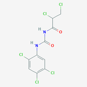 2,3-Dichloro-N-[(2,4,5-trichlorophenyl)carbamoyl]propanamide