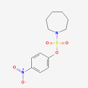 4-Nitrophenyl azepane-1-sulfonate