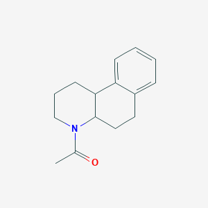 1-(2,3,4a,5,6,10b-Hexahydrobenzo[f]quinolin-4(1H)-yl)ethan-1-one