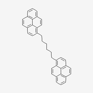 molecular formula C38H30 B15461663 1,1'-(Hexane-1,6-diyl)dipyrene CAS No. 61549-27-7