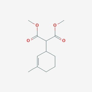 molecular formula C12H18O4 B15461731 Dimethyl (3-methylcyclohex-2-en-1-yl)propanedioate CAS No. 61111-38-4