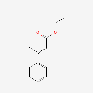 molecular formula C13H14O2 B15461757 Prop-2-en-1-yl 3-phenylbut-2-enoate CAS No. 61577-85-3