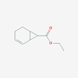 molecular formula C10H14O2 B15461761 Ethyl bicyclo[4.1.0]hept-2-ene-7-carboxylate CAS No. 61452-52-6