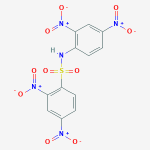 molecular formula C12H7N5O10S B15461795 N-(2,4-Dinitrophenyl)-2,4-dinitrobenzene-1-sulfonamide CAS No. 61096-18-2