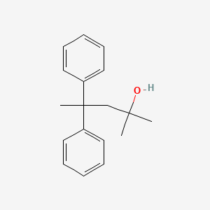 molecular formula C18H22O B15461802 2-Methyl-4,4-diphenylpentan-2-ol CAS No. 61455-18-3