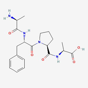 molecular formula C20H28N4O5 B15461832 L-Alanyl-L-phenylalanyl-L-prolyl-L-alanine CAS No. 61430-19-1