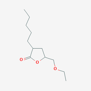 5-(Ethoxymethyl)-3-pentyloxolan-2-one