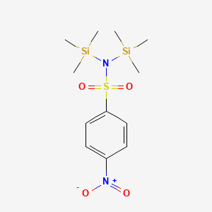 4-Nitro-N,N-bis(trimethylsilyl)benzene-1-sulfonamide