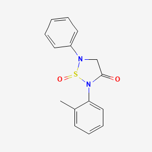 2-(2-Methylphenyl)-5-phenyl-1lambda~4~,2,5-thiadiazolidine-1,3-dione