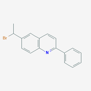 6-(1-Bromoethyl)-2-phenylquinoline