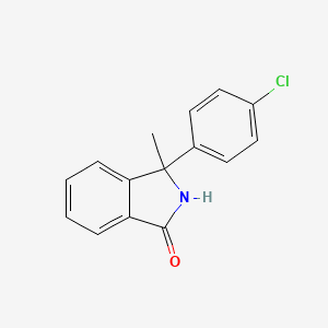 3-(4-Chlorophenyl)-3-methyl-2,3-dihydro-1H-isoindol-1-one