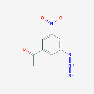 1-(3-Azido-5-nitrophenyl)ethan-1-one