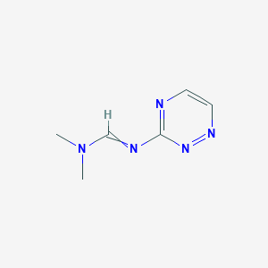 N,N-Dimethyl-N'-1,2,4-triazin-3-ylmethanimidamide