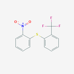 1-Nitro-2-{[2-(trifluoromethyl)phenyl]sulfanyl}benzene