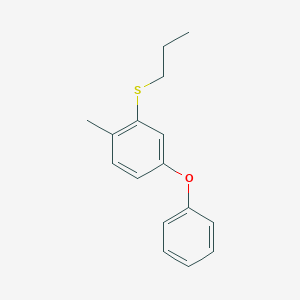 1-Methyl-4-phenoxy-2-(propylsulfanyl)benzene