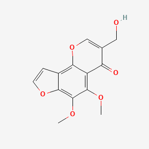 3-(Hydroxymethyl)-5,6-dimethoxy-4H-furo[2,3-h][1]benzopyran-4-one