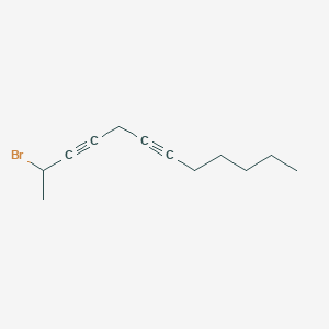 molecular formula C12H17Br B15462142 2-Bromododeca-3,6-diyne CAS No. 61626-26-4