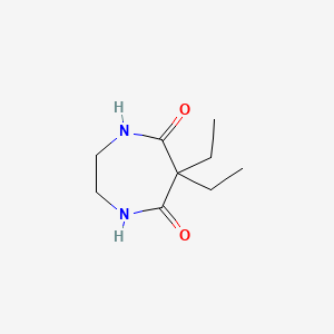 1H-1,4-Diazepine-5,7(2H,6H)-dione, dihydro-6,6-diethyl-