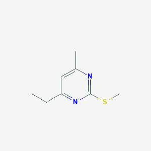 4-Ethyl-6-methyl-2-(methylsulfanyl)pyrimidine