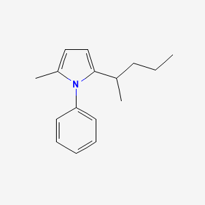 2-Methyl-5-(pentan-2-yl)-1-phenyl-1H-pyrrole