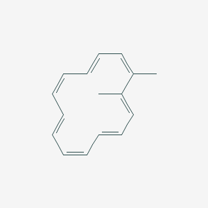 (1E,3Z,5E,7Z,9E,11Z,13E)-1,14-Dimethylcyclotetradeca-1,3,5,7,9,11,13-heptaene