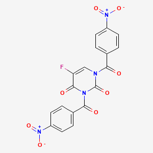 5-Fluoro-1,3-bis(4-nitrobenzoyl)pyrimidine-2,4(1H,3H)-dione