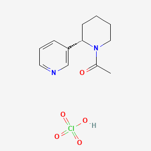 perchloric acid;1-[(2S)-2-pyridin-3-ylpiperidin-1-yl]ethanone