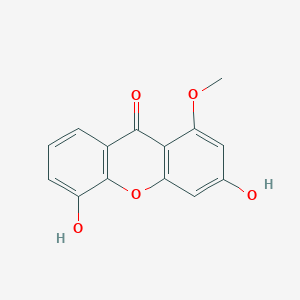 9H-Xanthen-9-one, 3,5-dihydroxy-1-methoxy-