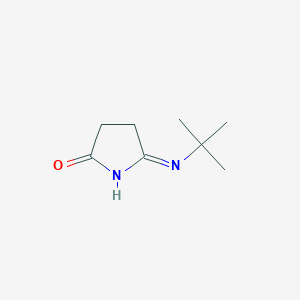 2H-Pyrrol-2-one, 5-[(1,1-dimethylethyl)amino]-3,4-dihydro-