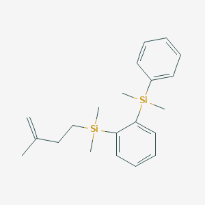 {2-[Dimethyl(3-methylbut-3-en-1-yl)silyl]phenyl}(dimethyl)phenylsilane