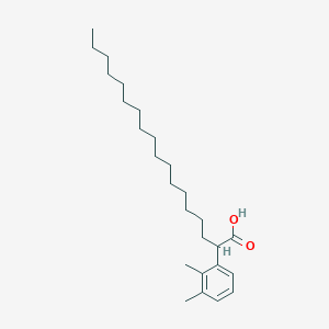 molecular formula C26H44O2 B15462410 2-(2,3-Dimethylphenyl)octadecanoic acid CAS No. 61490-45-7