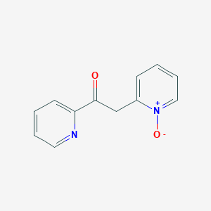 2-(1-Oxo-1lambda~5~-pyridin-2-yl)-1-(pyridin-2-yl)ethan-1-one