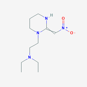 N,N-Diethyl-2-[2-(nitromethylidene)tetrahydropyrimidin-1(2H)-yl]ethan-1-amine