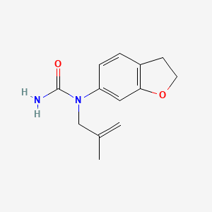 N-(2,3-Dihydro-1-benzofuran-6-yl)-N-(2-methylprop-2-en-1-yl)urea