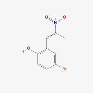 4-Bromo-2-(2-nitroprop-1-en-1-yl)phenol