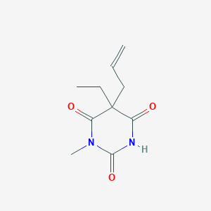 molecular formula C10H14N2O3 B15462632 5-Ethyl-1-methyl-5-(prop-2-en-1-yl)pyrimidine-2,4,6(1H,3H,5H)-trione CAS No. 61346-84-7