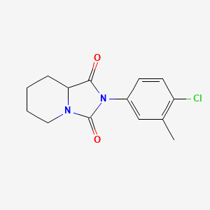 2-(4-Chloro-3-methylphenyl)tetrahydroimidazo[1,5-a]pyridine-1,3(2h,5h)-dione