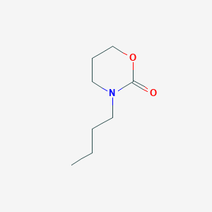 molecular formula C8H15NO2 B15462734 3-Butyl-1,3-oxazinan-2-one CAS No. 61308-49-4