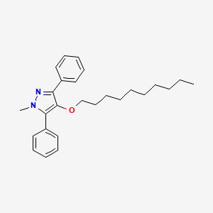 4-(Decyloxy)-1-methyl-3,5-diphenyl-1H-pyrazole