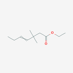 Ethyl 3,3-dimethylhept-4-enoate