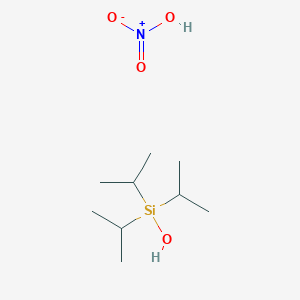 molecular formula C9H23NO4Si B15462880 Nitric acid--tri(propan-2-yl)silanol (1/1) CAS No. 61209-07-2