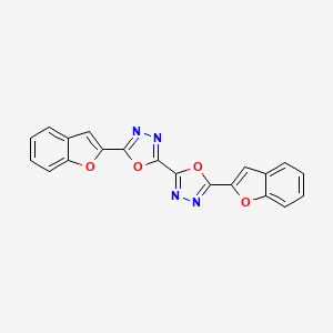 5,5'-Bis(1-benzofuran-2-yl)-2,2'-bi-1,3,4-oxadiazole