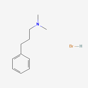 N,N-Dimethyl-3-phenylpropan-1-amine--hydrogen bromide (1/1)