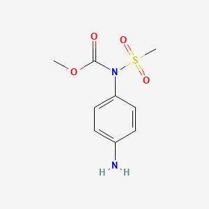 Methyl (4-aminophenyl)(methanesulfonyl)carbamate