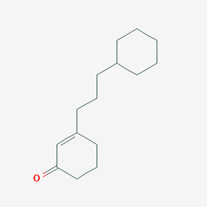 3-(3-Cyclohexylpropyl)cyclohex-2-en-1-one