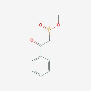 Methoxy(oxo)(2-oxo-2-phenylethyl)phosphanium