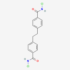 4,4'-(Ethane-1,2-diyl)bis(N-chlorobenzamide)