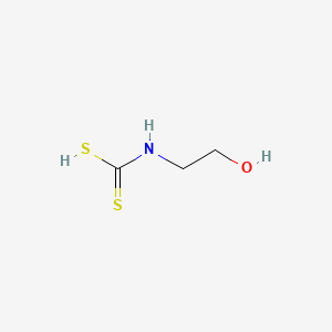 Carbamodithioic acid, (2-hydroxyethyl)-